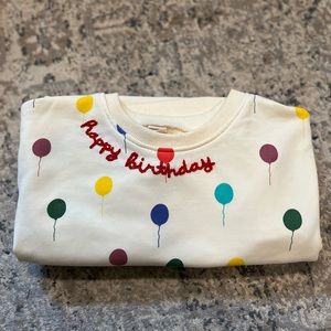 Embroidered Happy Birthday set size 3-5T